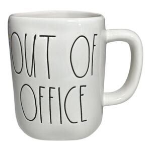 Rae Dunn by Magenta OUT OF OFFICE Ceramic Coffee Tea Mug Artisan Collection`